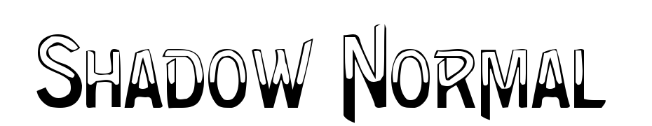 Shadow Normal Font Download Free